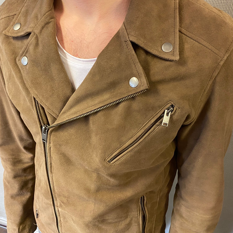 Selected Homme Biker Suede Jacket