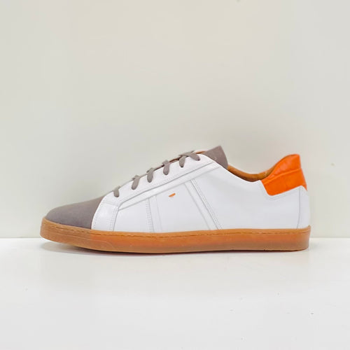 Lacuzzo Grey Dundee Leather & Nubuck Sneaker