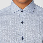 Remus Tapered Fit Print Cotton Shirt