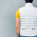 Born With Appetite Silver Gilet