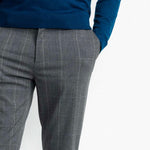 Petrol Industries Checked slim-fit chinos