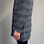 !Solid Overcoat Black Check