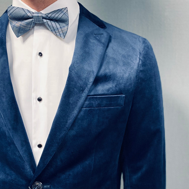 Navy blue 2025 velvet shrug