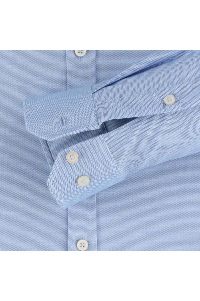 Venti Body Fit shirt blue/white, Textured