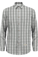 Markup French Flannel Grey Check Shirt